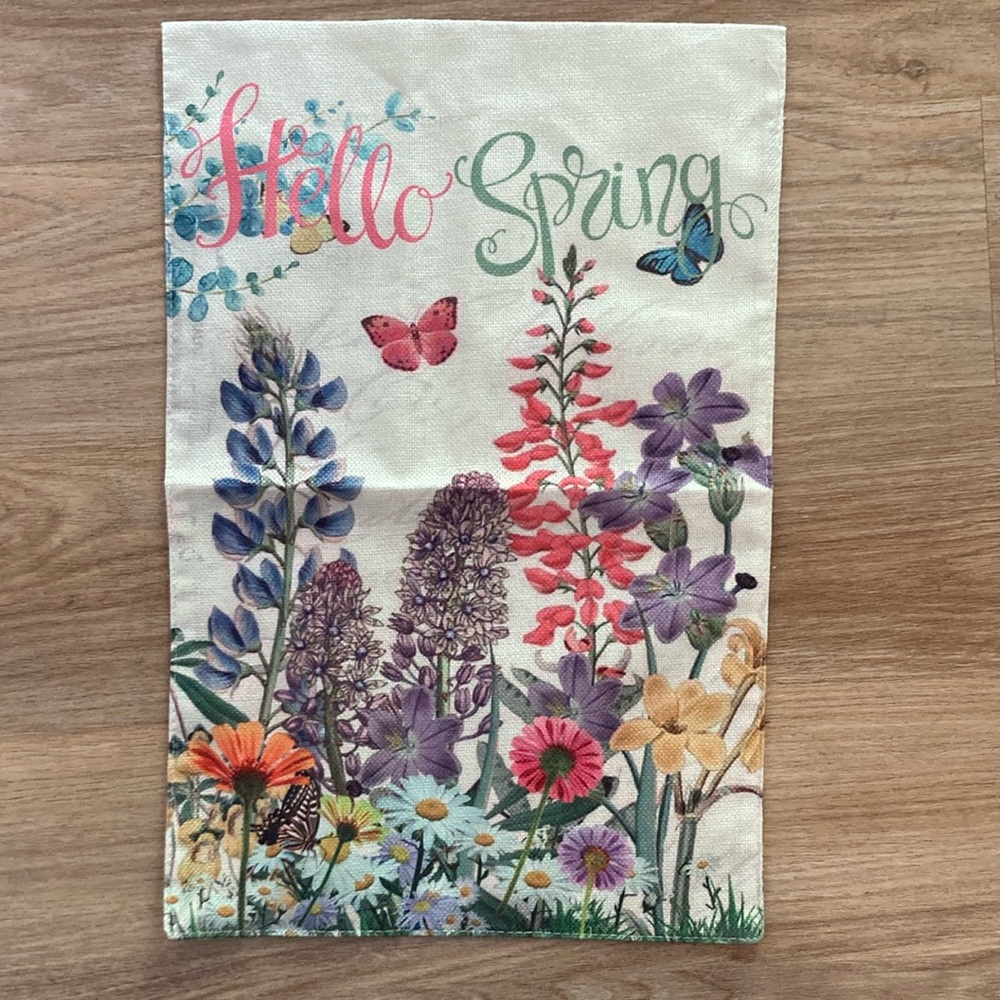 Floral Garden Flag
